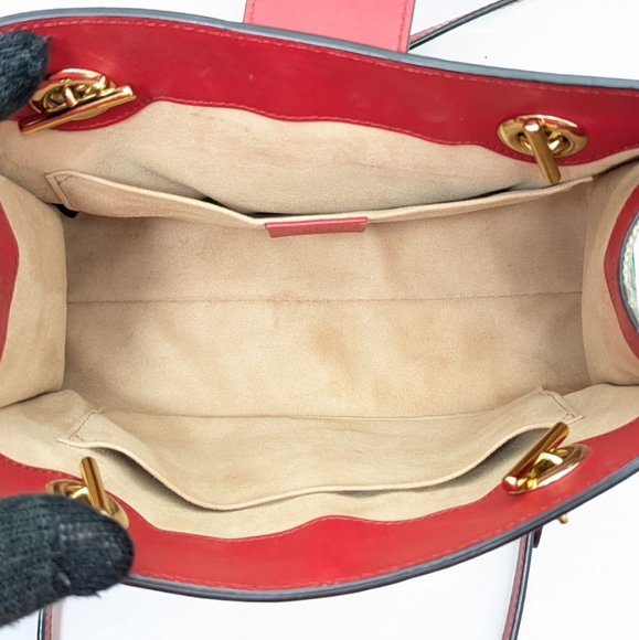 ✨️Authentic Limited Edition Gucci Small Padlock GG Supreme Red Apple Bag - Picture 10 of 16